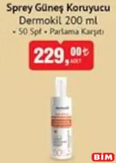 DERMOKİL SPREY GÜNEŞ KORUYUCU 200 ML